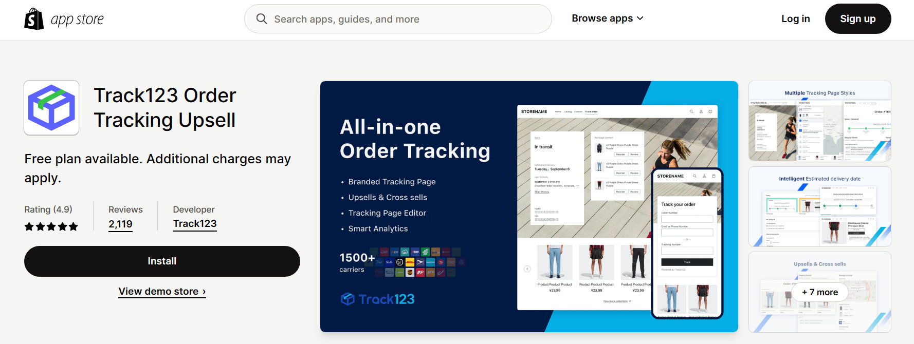 tracking app shopify